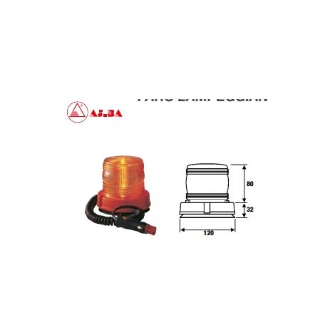 baliza xenon base magnetica para interior AJBA para tractor agricola