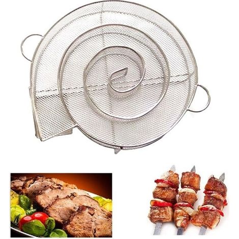 Générateur de Fumée Froide pour Fumoir Fumage Viande Poisson Grille Barbecue,19.518.24.5CM (1/5)