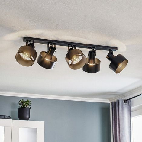[GEBRAUCHT] B-Ware Sigma Deckenleuchte Lampe Deckenlampe Rif 5 Stahl schwarz (1/2)