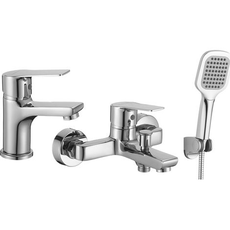 Borgo Badezimmerarmaturen-Set - Badewanne