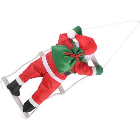 Père Noël 1 Personne Escalade Échelle Décoration de Vacances Maison Cadeau Pendentif (1/5)