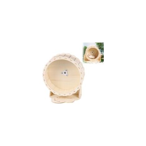 Roue Exercice Hamster - 1 pièce, Roue Exercice Hamster Bois Silencieuse 26cm - Pour Gerbille/Cochon d'Inde (1/5)