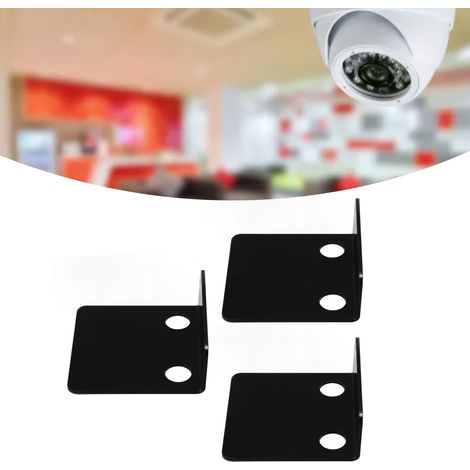 Support mural flottant pour babyphone/caméra de surveillance/haut-parleur intégré, noir, pour chambre d'enfant (0163). (1/5)