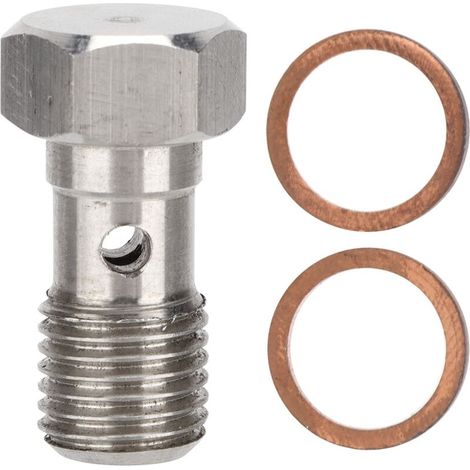 Ede Adaptateur banjo, 25 mm, résistant à la corrosion, pour montage de freins de voiture (1/2)