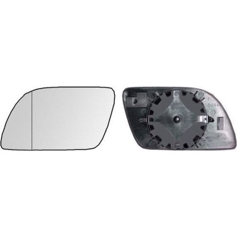 Verre de rétroviseur gauche asphérique Volkswagen Polo 4 2002-2005