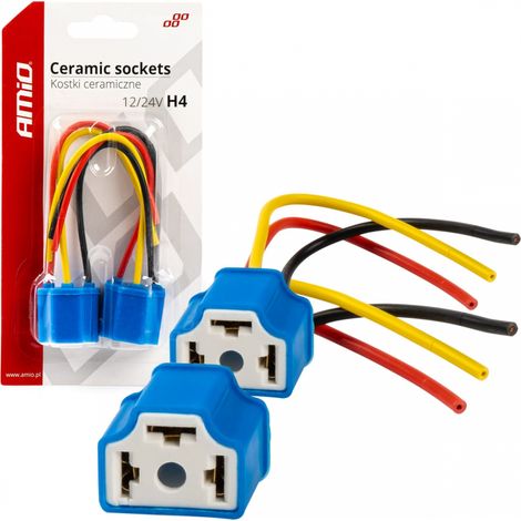 Cubos cerámicos rectos con enchufe tipo H4 amio-03052 (1/3)
