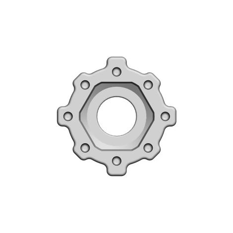 Ensemble de pièces de pression GF comprenant un porte-membrane pour Diastar d 63