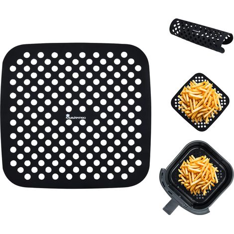 Lot de 2 tapis de cuisson en silicone 19x19cm - Distribution uniforme de la chaleur - 100% antiadhésif et durable - Facile à nettoyer (1/5)