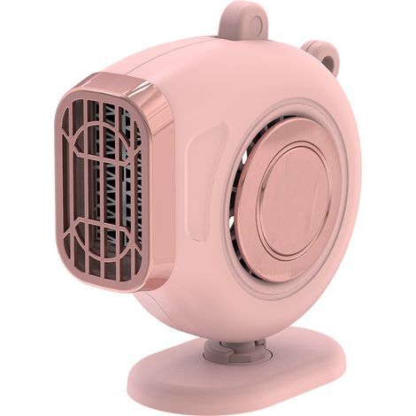 Ventilador/secador de aire eléctrico portátil para coche, 12 V, 150 W, 1 pieza, descongelador/desempañador, accesorios para coche de doble uso, ventilador para coche, enchufe para encendedor de cigarr (1/4)