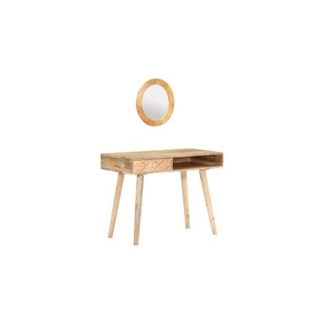 Coiffeuse 100x50x76 Bois de manguier solide (1/5)