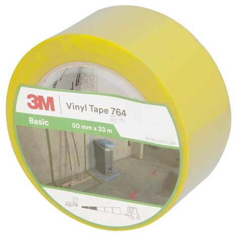 Vinyl-Klebeband 764 gelb 50mm x 33M 3M 7100260285 (1/2)