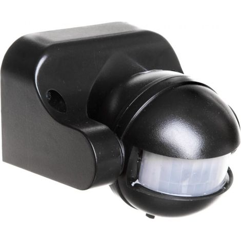 Bewegungsmelder 1200 W, 180° Erfassungsbereich, Schutzart IP44, schwarz, 5 Jahre Garantie, OR-CR-201/B