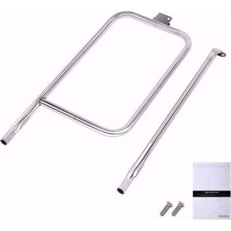 61.6 x 26.4CM Tube Brûleur 65032 pour Weber Q300 Series Q320, Q3000, Q3200, Acier Inoxydable Rampe Gazgrill Accessoire (1/4)