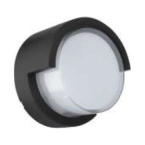 Applique moderno lampadari bartalini pilc led cct ip65 materiale plastico, finitura metallo nero