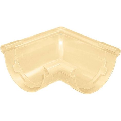 Angle universel 90° PVC 25 demi-ronde - sable - First Plast