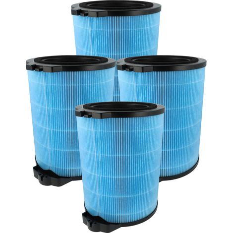 vhbw 4x Filtres H12 compatible avec Hoover HHP50CA011, HHP50CA001, HHP55CA001 purificateur d'air - Filtre de rechange avec charbon actif intégré (1/4)