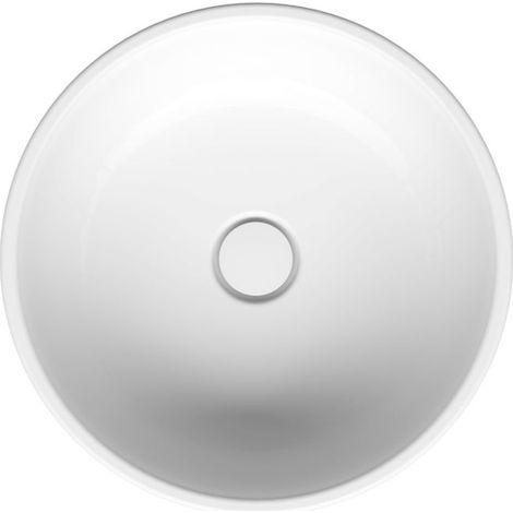 Lavabo sobre encimera BetteBalance, redondo, 425mm, acero titanio