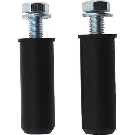 Ultra Secure – Lot de 2 boulons M8 pour goudron – Diamètre 8 mm – Fixation poteaux et bornes anti-stationnement – Chevilles spécifiques incluses