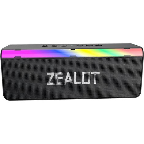 S72 BT Kabelloser Stereo-Lautsprecher mit 20 W starkem Sound und farbenfrohen LED-Leuchten – tragbar