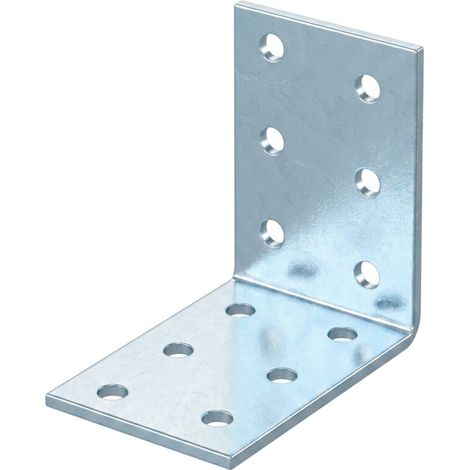 ART 81507 Lochplattenwinkel Stahl 60 x 60 x 80 sendzimirverz. FS 25 Stk (1/2)