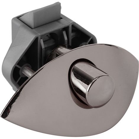 Tiroir verrou bouton poussé porte armoire pour bateau camping-car bois épaisseur 12-25mm noir (1/5)