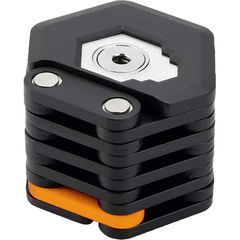 Candado plegable para bicicleta, antirrobo, de acero endurecido: robusto con llave, compacto y seguro para bicicletas de dos ruedas.