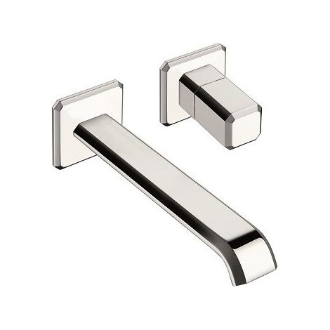 FACADE MITIGEUR ENCASTRE ITALY LARGE POIGNEE CHROME AVEC VIDAGE UP&D ITALY - CRISTINA ONDYNA IT25951 (1/2)