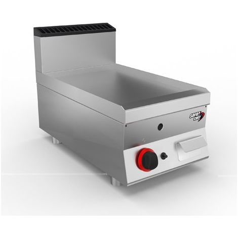 SOFRACHEF - Top plancha gaz - L 400 mm - AISI 430 lisse - Sofraca