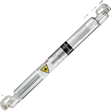 Tube laser CO2, verre borosilicate, système de refroidissement à eau, 40W 700mm (1/2)