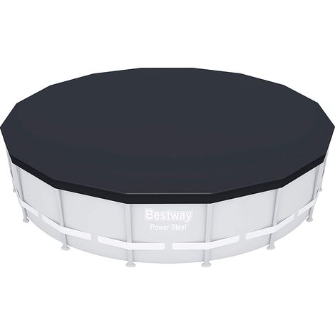 58249 TELO DI COPERTURA IN PVC PER PISCINE 488CM TONDO PISCINA RIGIDA (1/5)