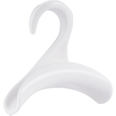 Gancho curvo para bolsos, perchero para el hogar, soporte para sombreros, bufandas y chales, bolsa de almacenamiento de estilo japonés, 2 blancos (1/3)