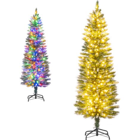 CASART5 FT Artificial Christmas Tree Pre-lit Xmas Tree Switchable LED Lights (1/5)