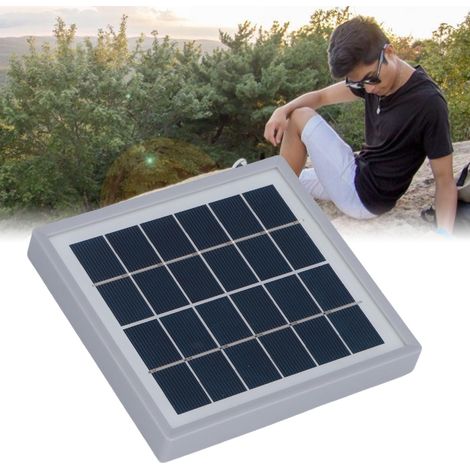 Panneau Solaire Portable avec Support Kit de 2 Panneaux 5W Monocristallins USB ABS Chargeur Eco (1/5)