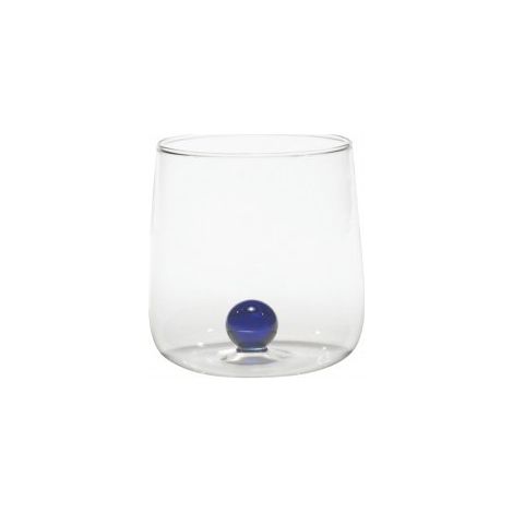Bicchiere borosilicato Bilia Tumbler Zafferano set 6 pezzi colore Blu