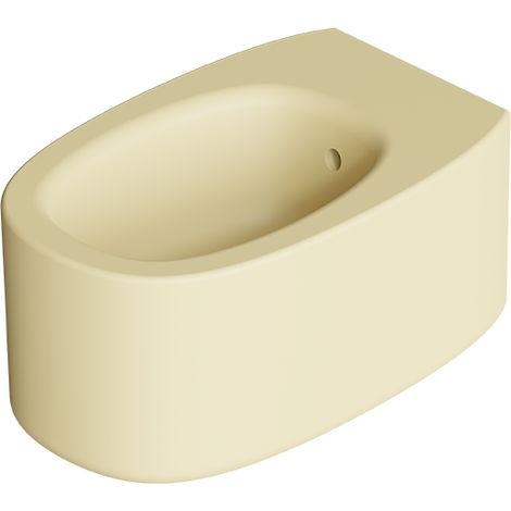 IDILLA Bidet suspendu. Gingembre mat. Bonde. Kit fix