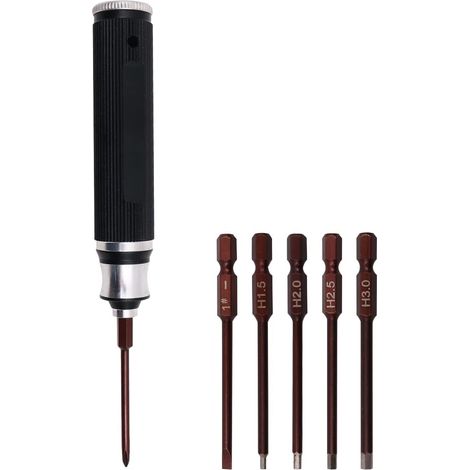 Ensemble de tournevis 6 en 1 RC - Outils de réparation pour voiture télécommandée - Pour camions Crawler Monster (1/5)