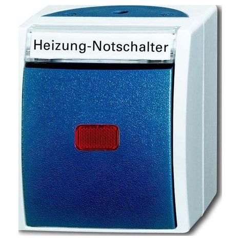 Busch-Jaeger Interruptor de emergencia para calefacción 2601/2SKWNH-53 Gris Mate