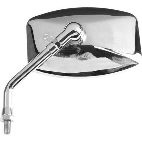 Espejo retrovisor derecho cromado Vicma de 10 mm para Daelim VL 125 2000-2006 (E705)