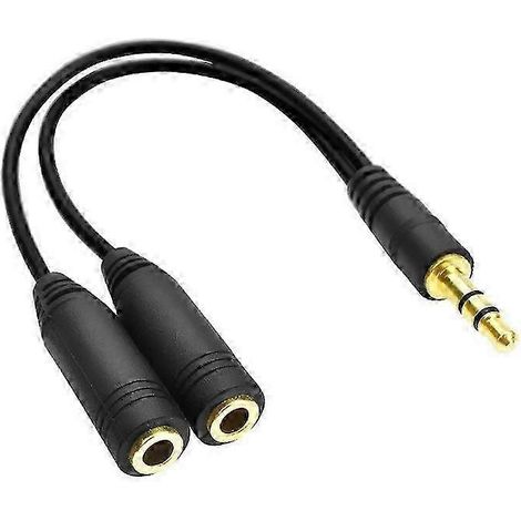 3,5-mm-Audio-Splitterkabel, Y-Stecker auf Typ-2-Buchse (1/5)