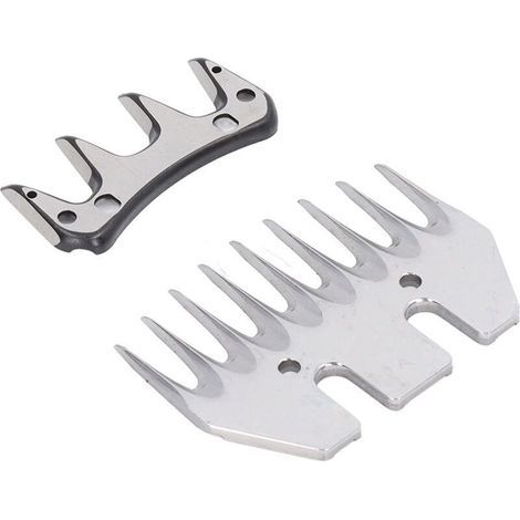 9 Dents Droite Lame De Cisaillement De Mouton Et Peignes Lames De Tondeuse De Chèvre De Remplacement Pour Ciseaux à Laine Électriques Cisaillement De Cisaillement De Poils d'Animaux (1/4)