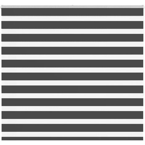 Doppelrollo Schwarz 165x150 cm Stoffbreite 160,9 cm Polyester