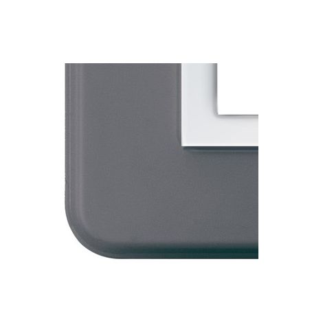 Placca In Tecnopolimero Personal44 Grigio Lucido 3+3M (Ave Cod. 44P033Grl)