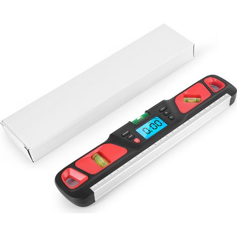 Niveau Numérique "Torpille" Magnétique 4x90° - Inclinomètre et Jauge de Pente Électronique