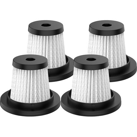 Adatto per filtri per aspirapolvere ITTN, cartucce filtro HEPA per aspirapolvere portatile senza fili per auto, confezione da 4 lavabili (1/2)