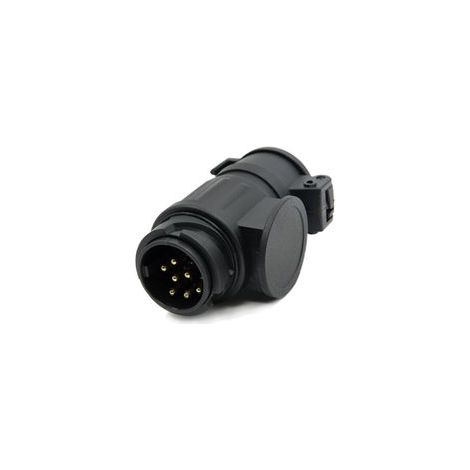 Adaptateur de remorque de 13P VERS 7P pour connecteur de Prise électrique de Prise Caravane de Camion d'attelage de remorque de Prise européenne Standard (1/5)