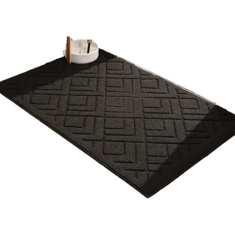 Tapis de Porte Paillasson d'Entree Interieur et Extérieur Tapis Antidérapant et Absorbant 50 x 80 cm (1/4)