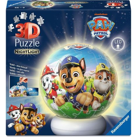 Puzzle 3D NightLight Paw Patrol