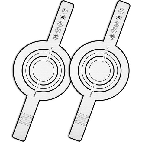 Lot de 2 tapis de cuisson, silicone antiadhésif, réutilisable, poignées ergonomiques, four micro-ondes congélateur, pain biscuits (1/5)