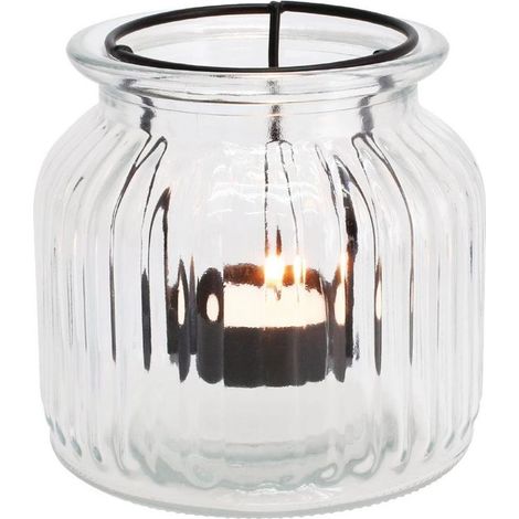 Photophores Style Lanterne - Lot de 6 - (1/2)