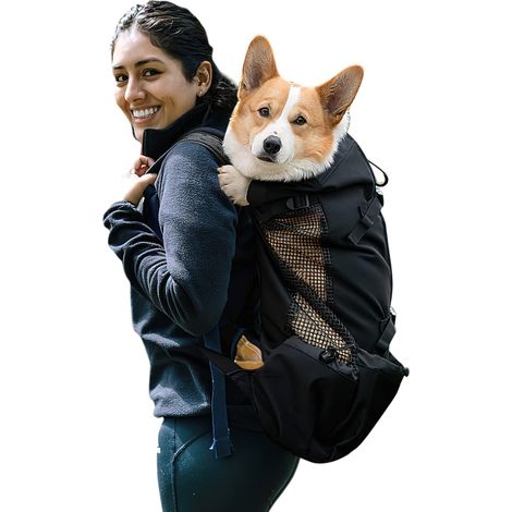 1 Sac À Dos Pour Chien XL, Polyester Respirant, Réglable Et Sécurisé, Randonnée Plein Air (1/5)